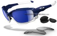 Oakley Jawbone Custom Team Navy Blue / Fire Iridium Polarized (1612)